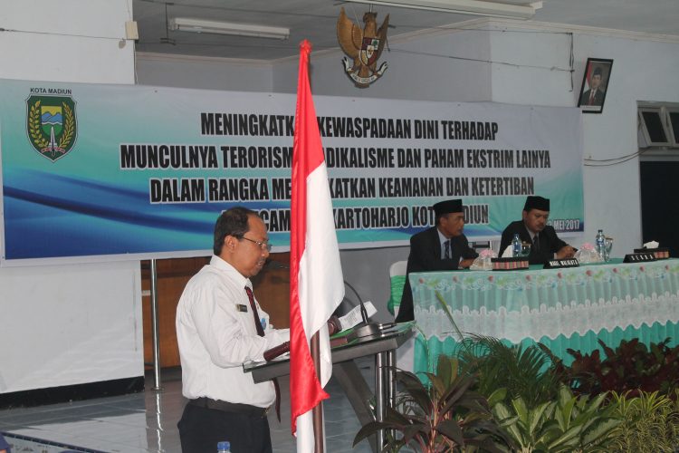 CEGAH DINI TERORISME, RADIKALISME, DAN PAHAM EKSTRIM - KECAMATAN KARTOHARJO